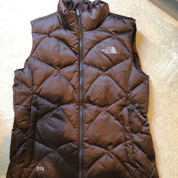 The North Face 55 Brown 550 Vest Large 